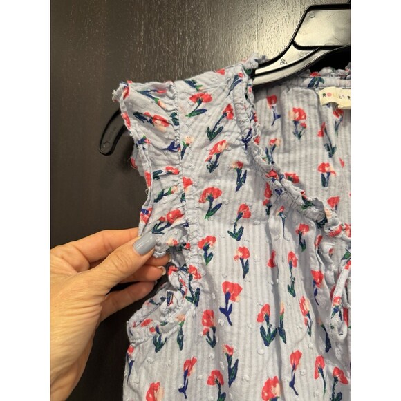 Cottagecore Boho-chic Preppy Roller Rabbit "Adorable" Top Small - Picture 5 of 8